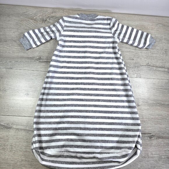 Carters Infant Sleep Sack Wearable Blankets 0-3 Mo & 3-6 Mo Gray Stripe Elephant - Picture 10 of 11